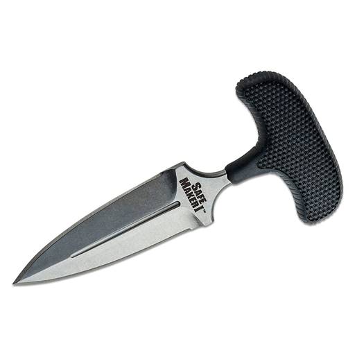Cold Steel CS-12DBST Safe Maker Push Dagger Black Grip Stonewash Blade