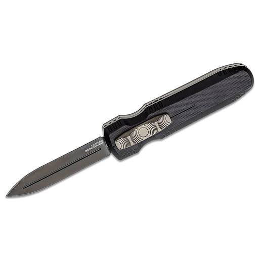 SOG SOG-15-61-01-57 Pentagon OTF Switchblade Double Edge Dagger Black Blade Black Grip