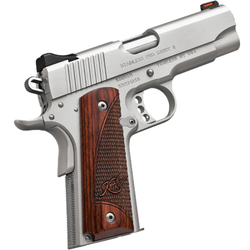 Kimber America 3200324 Pro Carry II Stainless 45 ACP  4" Barrel 7 Rounds